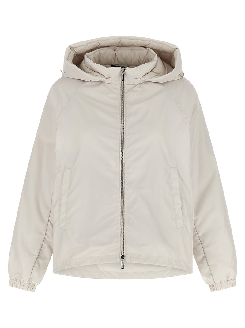 MooRER Soave Beige Polyester Shell Jacket for Women