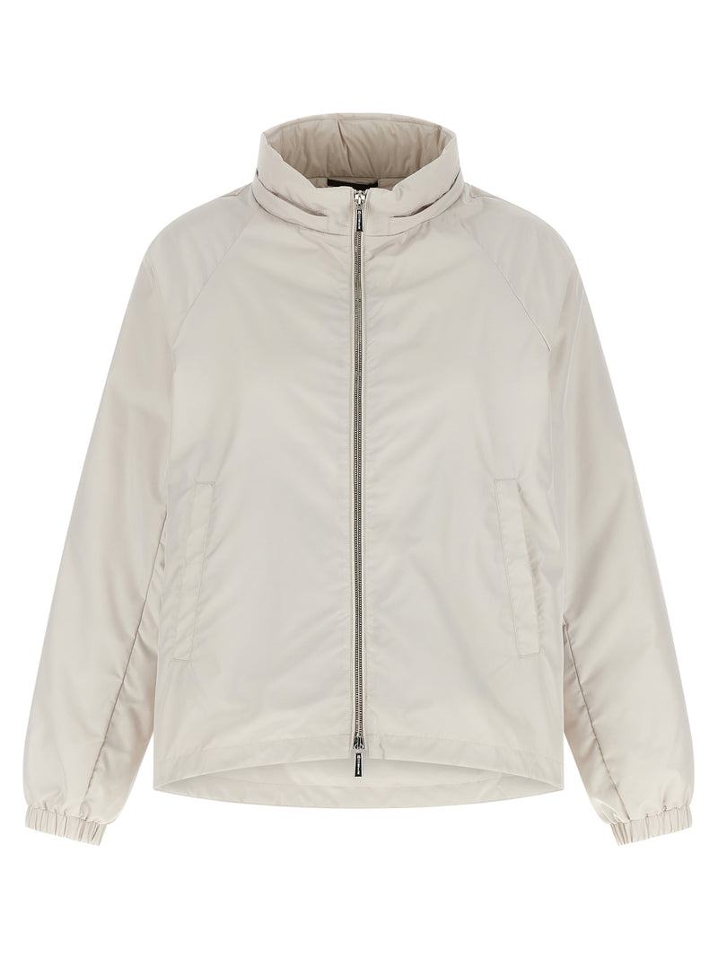 MooRER Soave Beige Polyester Shell Jacket for Women