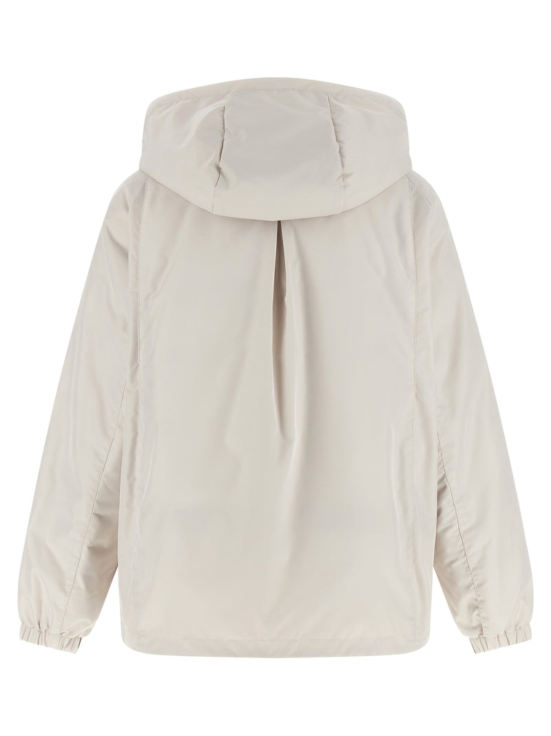 MooRER Soave Beige Polyester Shell Jacket for Women