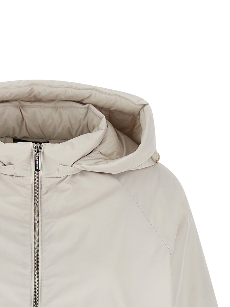 MooRER Soave Beige Polyester Shell Jacket for Women