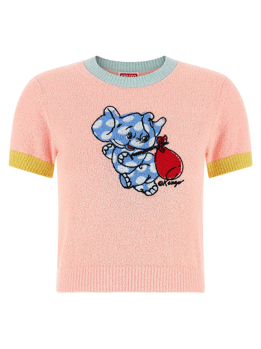 T-shirt en coton multicolore Kenzo