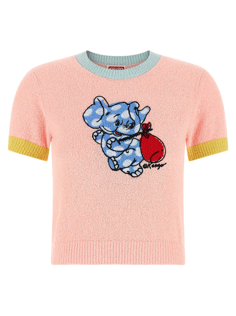 T-shirt en coton multicolore Kenzo