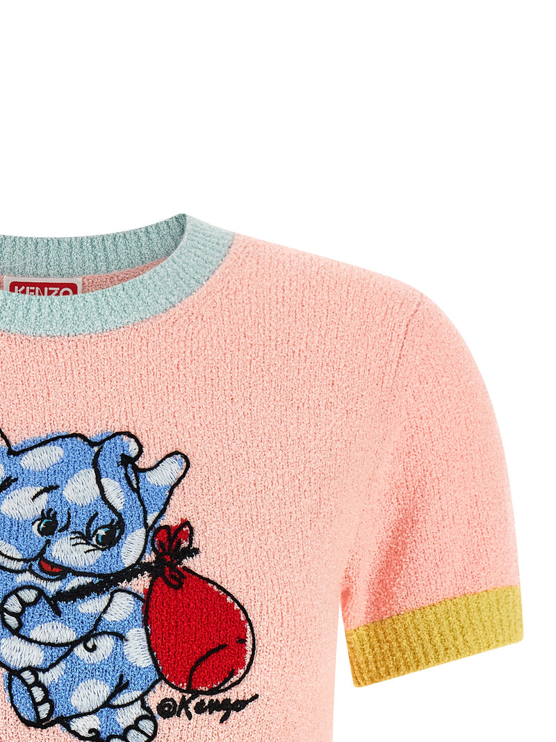 T-shirt en coton multicolore Kenzo
