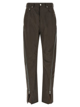 Pantalon décontracté en coton marron Rick Owens