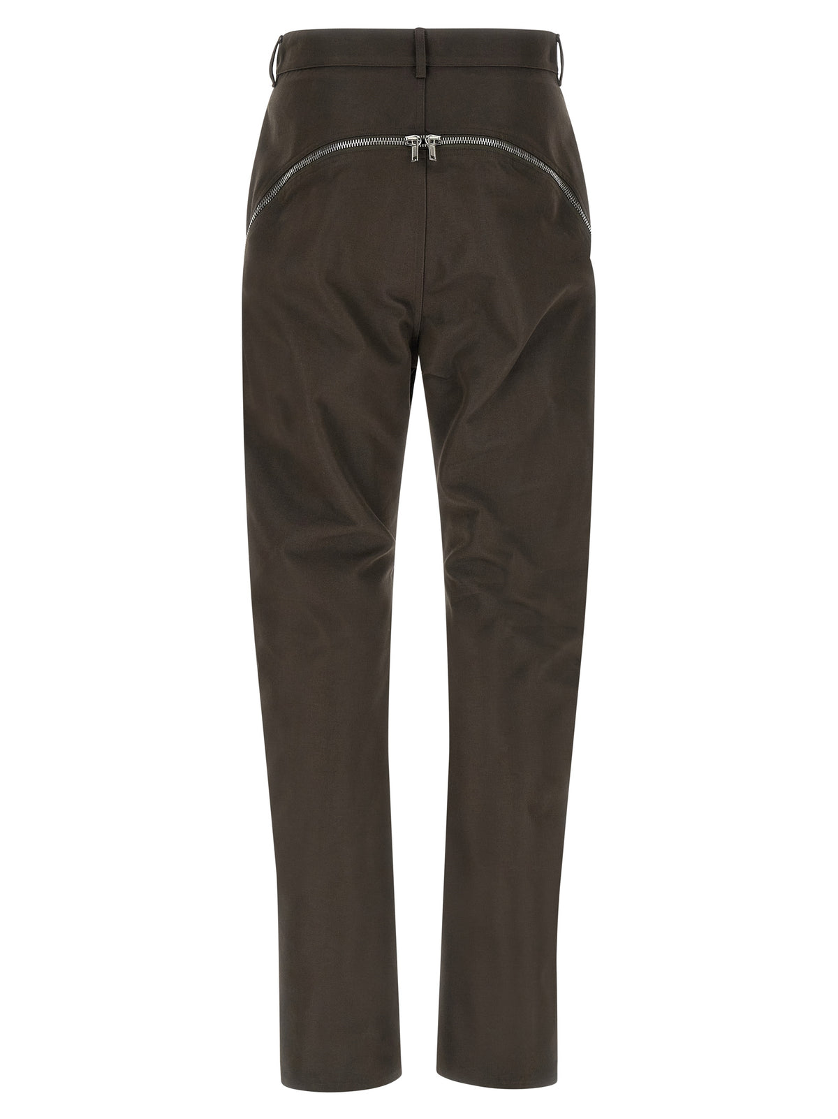 Pantalon décontracté en coton marron Rick Owens