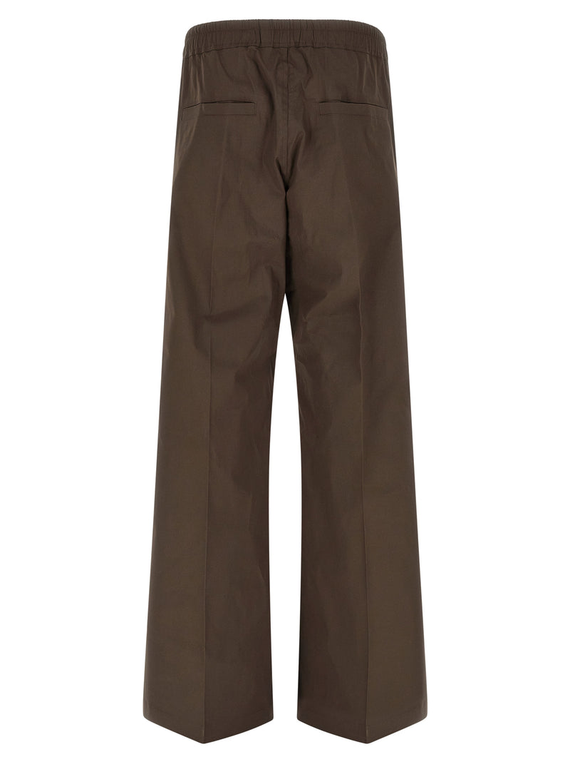 Pantalon cargo en coton marron Rick Owens
