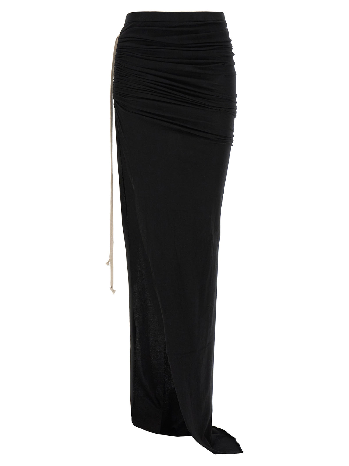 DRKSHDW Black Cotton Mini Skirt