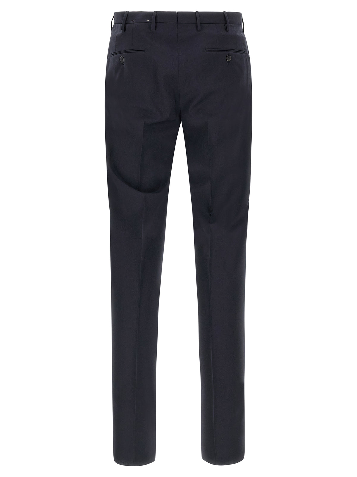 Pantalon de ville Incotex bleu en laine vierge