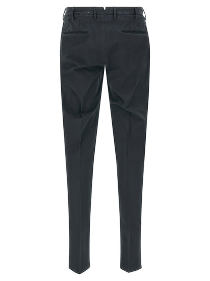 Incotex Blue Cotton Casual Pants