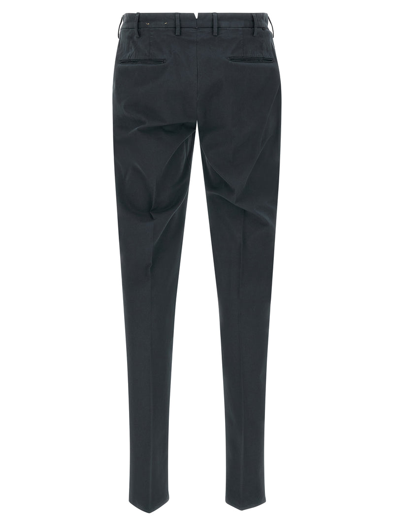 Incotex Blue Cotton Casual Pants