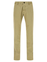 Pantalon décontracté bicolore en coton Incotex