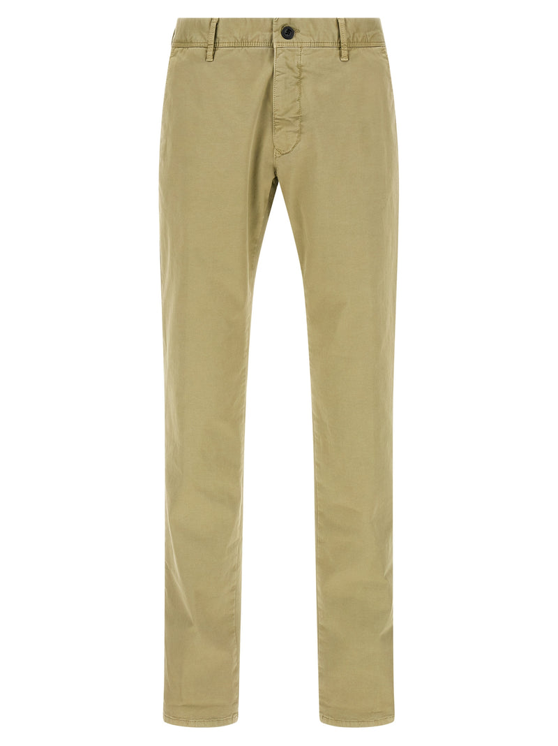 Pantalon décontracté bicolore en coton Incotex