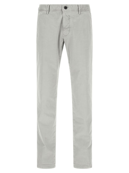 Incotex Gray Cotton Casual Pants