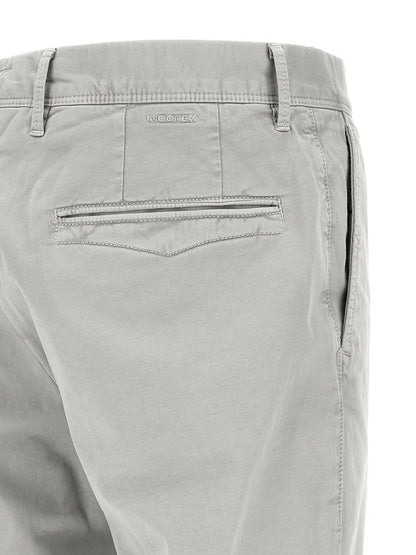 Incotex Gray Cotton Casual Pants