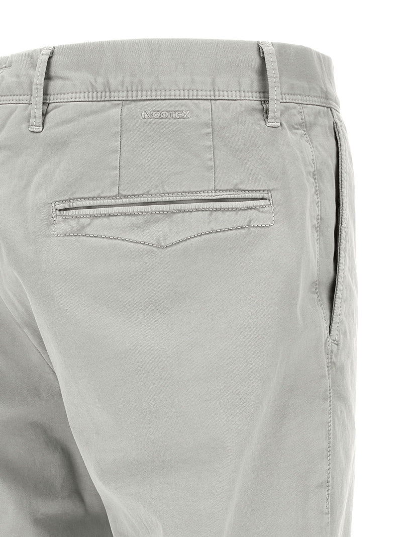 Incotex Gray Cotton Casual Pants - Stylish & Comfortable