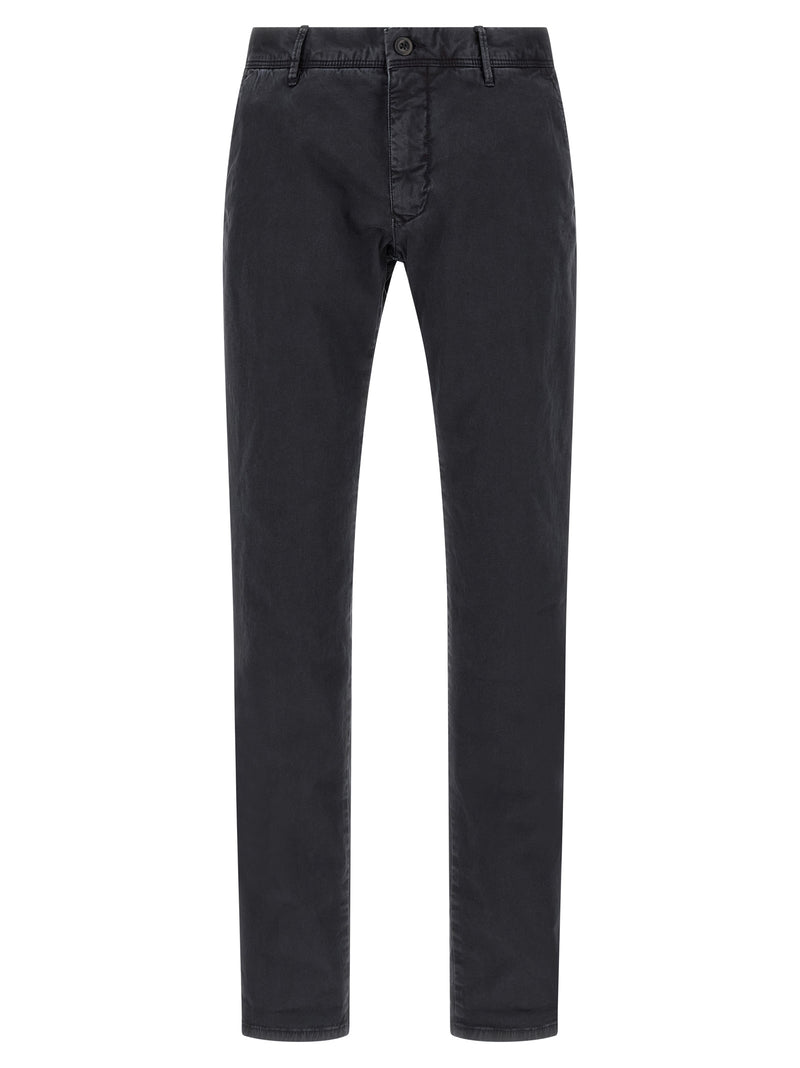Pantalon décontracté Incotex en coton bleu