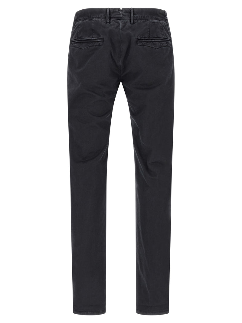 Pantalon décontracté Incotex en coton bleu