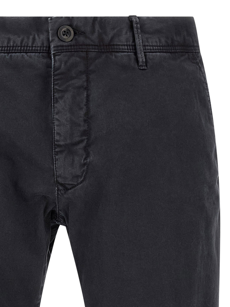 Pantalon décontracté Incotex en coton bleu