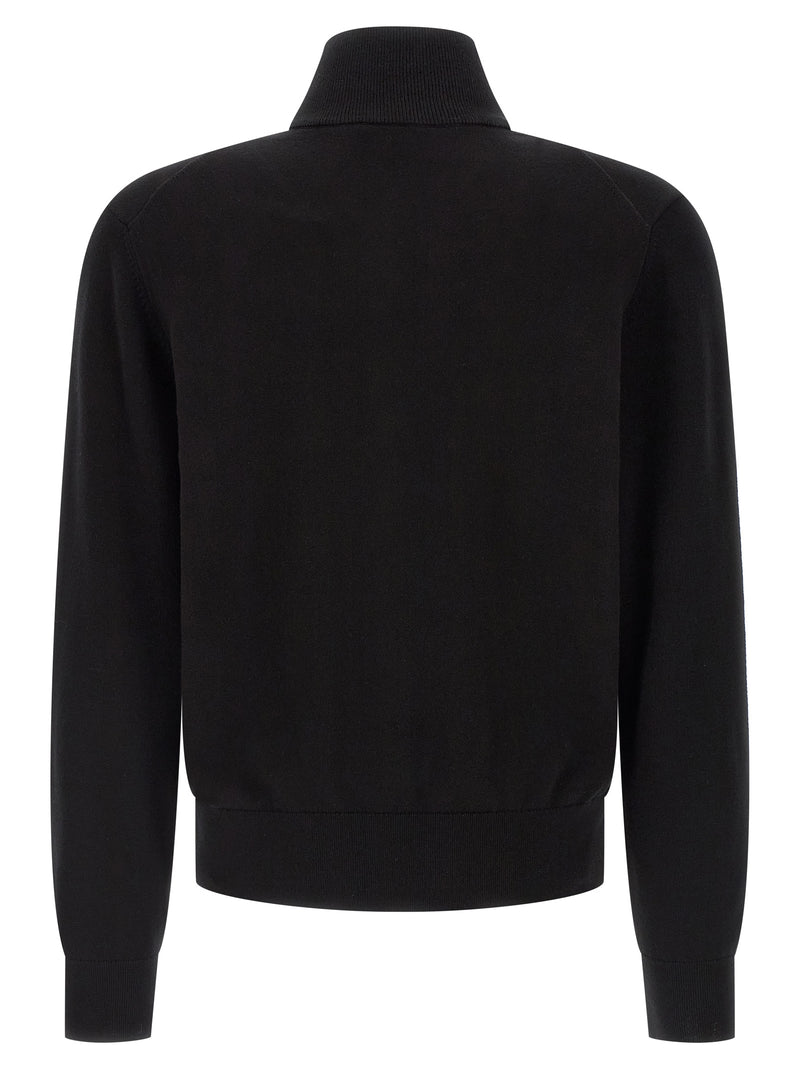Hugo Boss Upalano Black Cotton Cardigan for Men