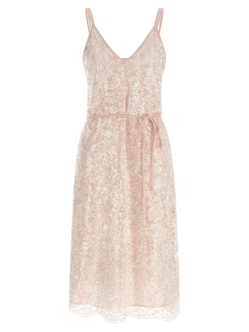 Twinset Multicolor Polyester Midi Dress - Elegant and Versatile