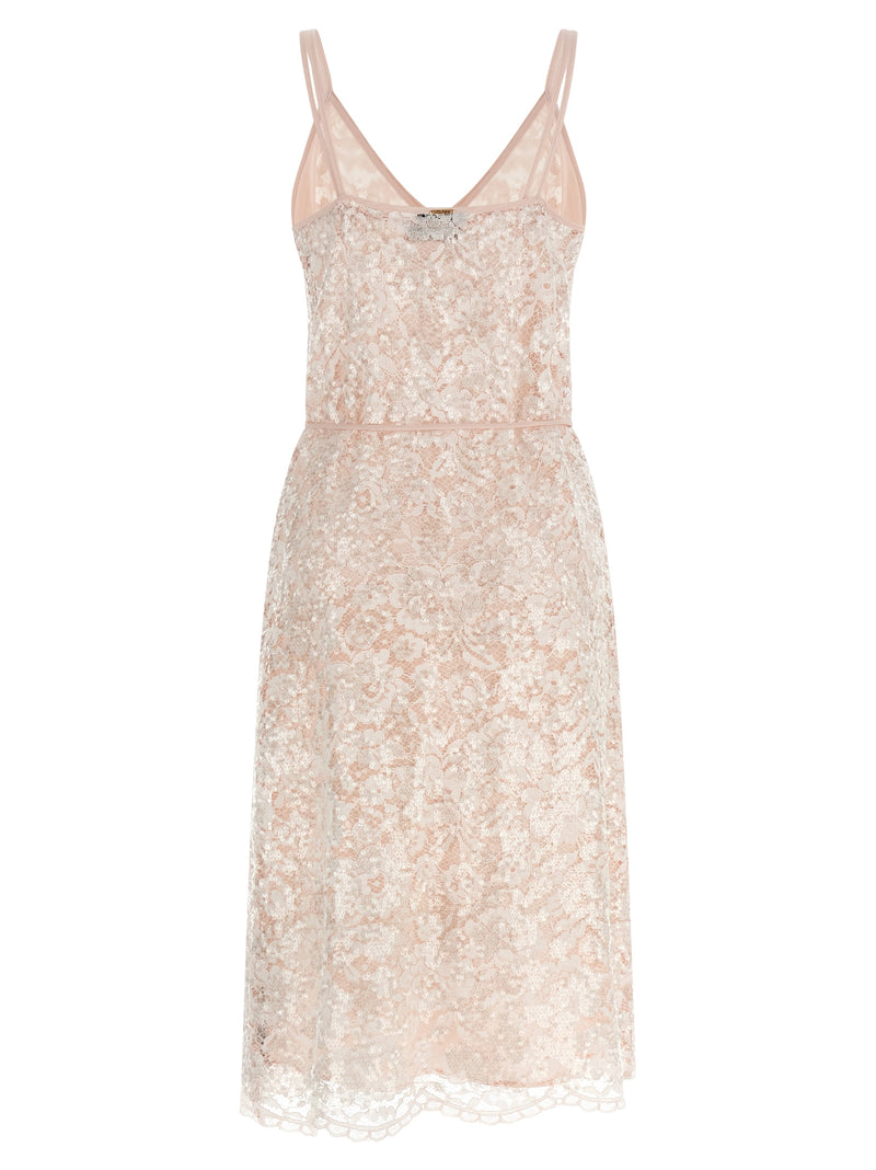 Twinset Multicolor Polyester Midi Dress - Elegant and Versatile