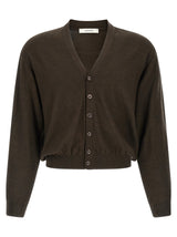 Lemaire Brown Marabou Cardigan for Men
