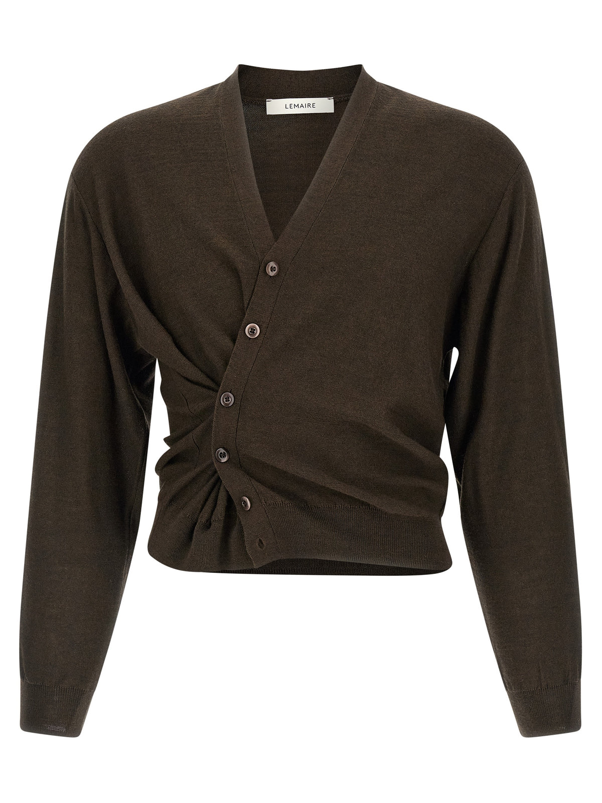 Lemaire Brown Marabou Cardigan for Men