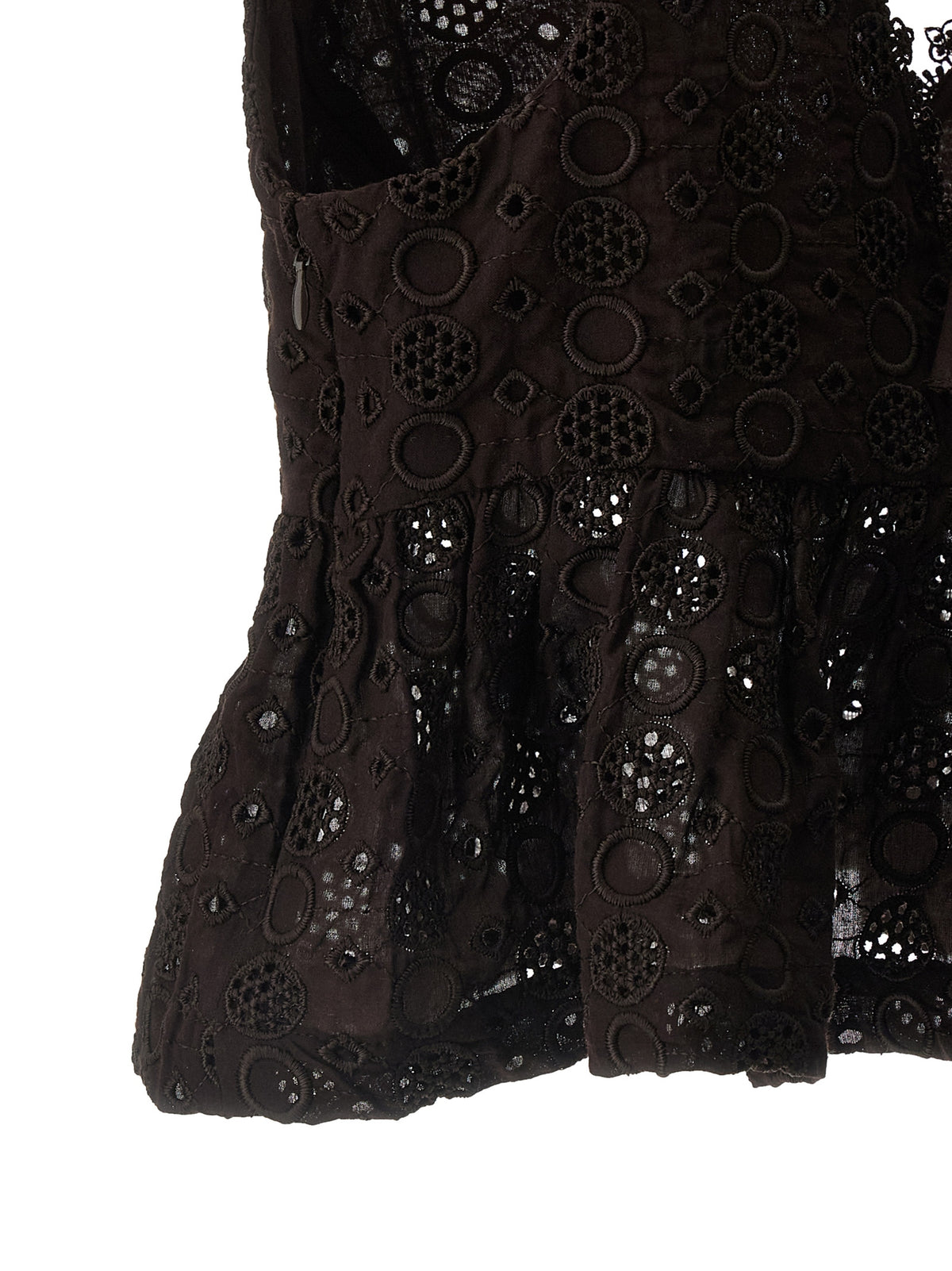 Chemisier en coton marron PINKO
