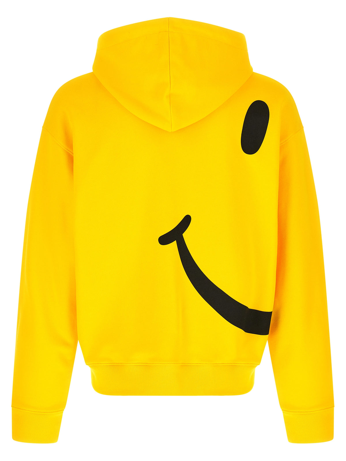 Moschino Bicolor Cotton Sweatshirt - Smiley® Print