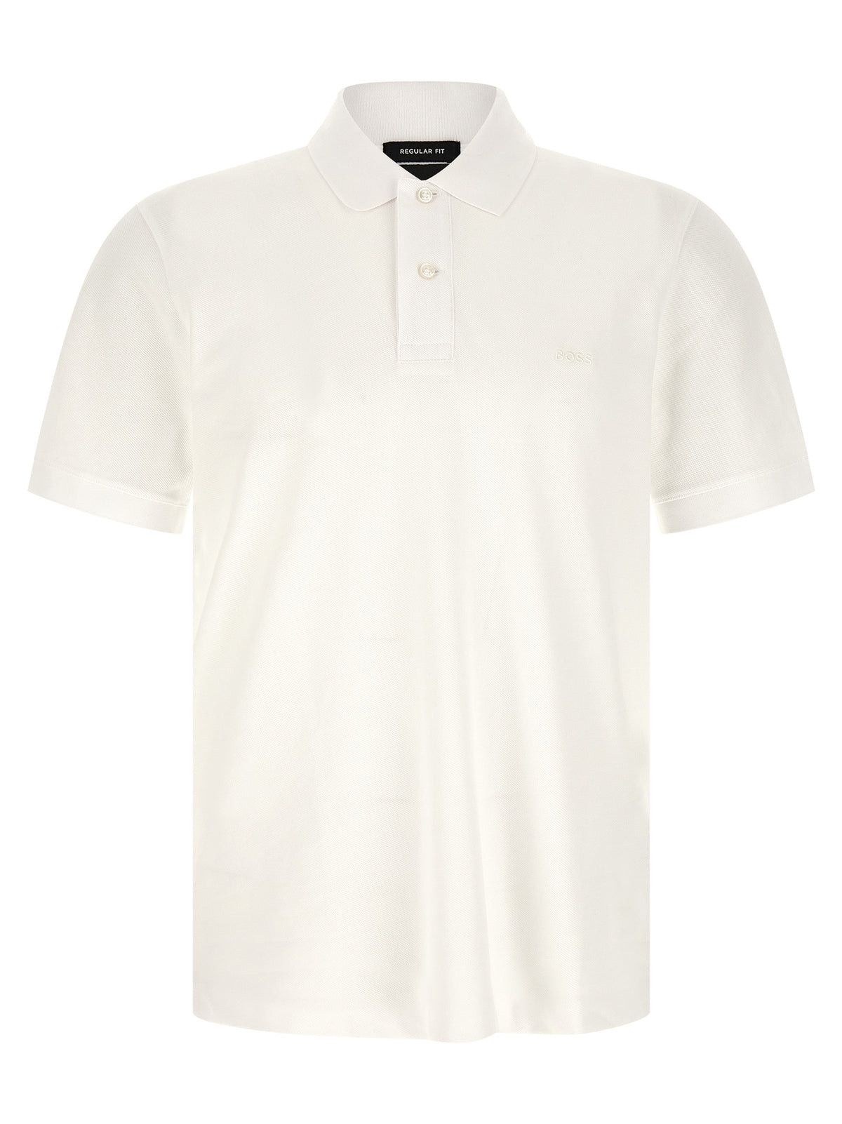 Hugo Boss Pallas White Cotton Polo Shirt for Men