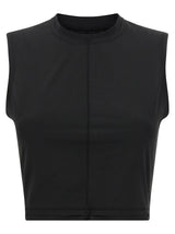 Y-3 Black Polyester Sport Bra - W Run Collection