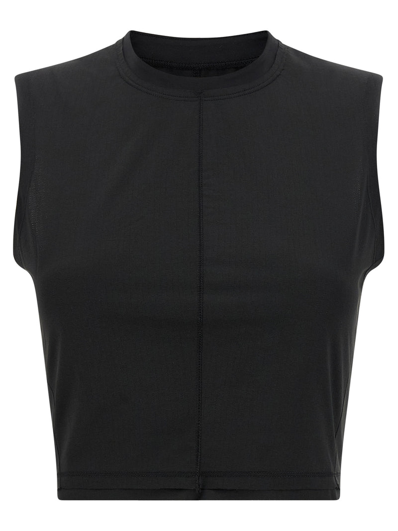 Y-3 Black Polyester Sport Bra - W Run Collection