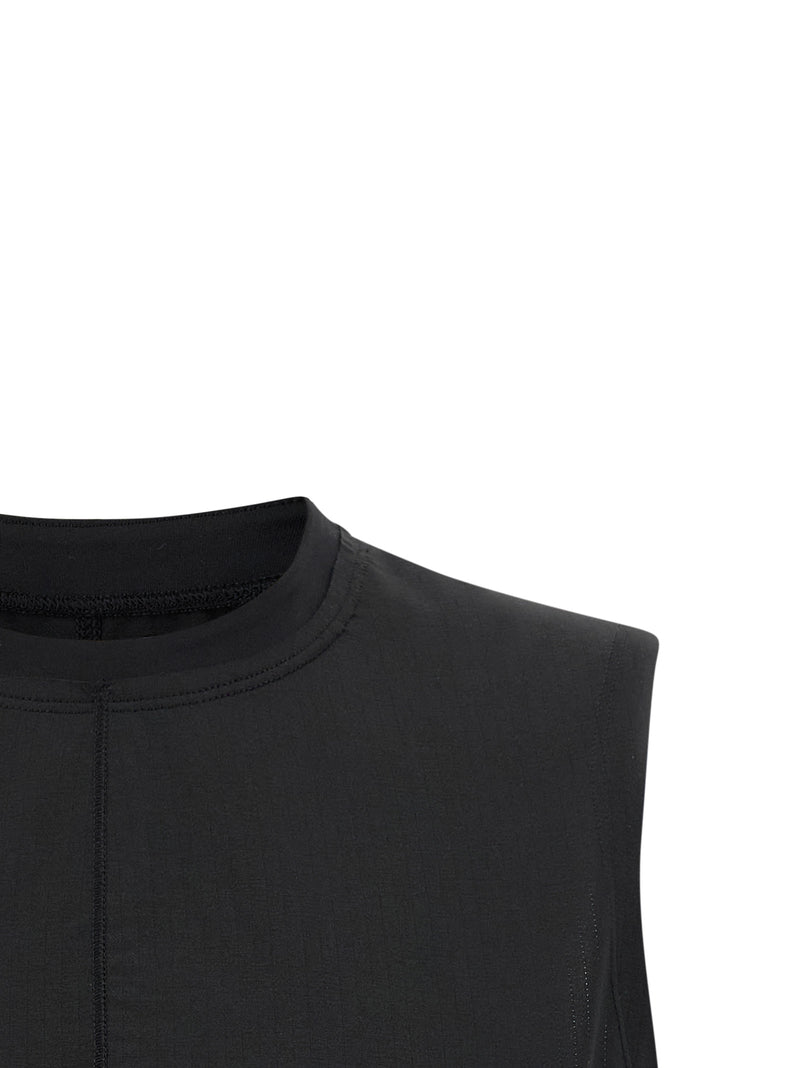 Y-3 Black Polyester Sport Bra - W Run Collection