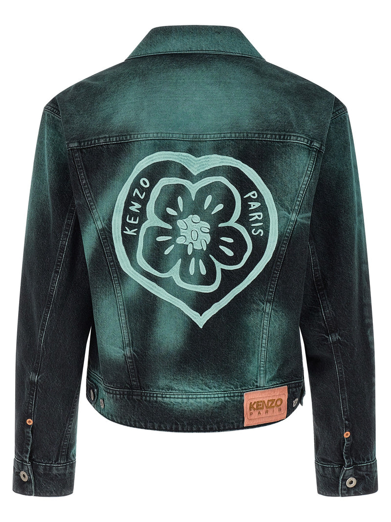 Veste en jean Kenzo en coton gris