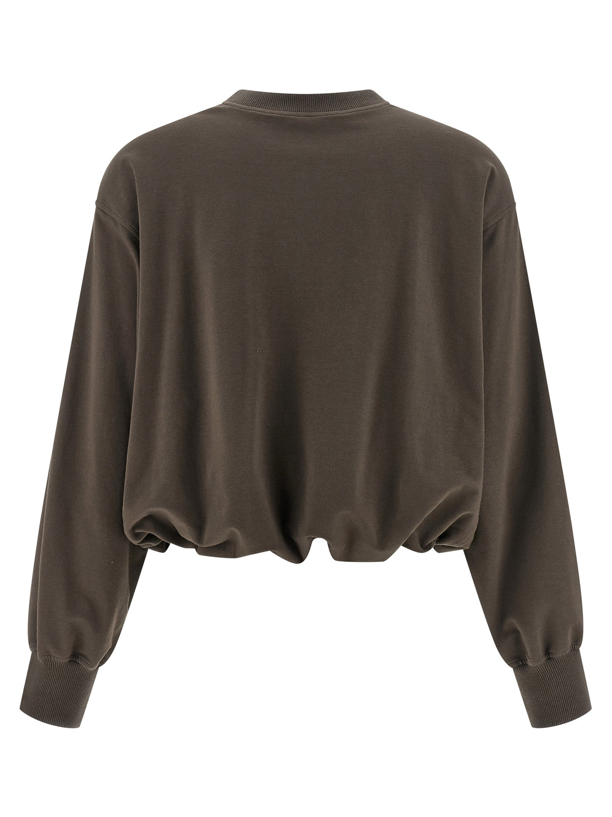 Sweat-shirt Brunello Cucinelli en coton marron