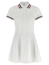 Robe courte en coton blanc Brunello Cucinelli