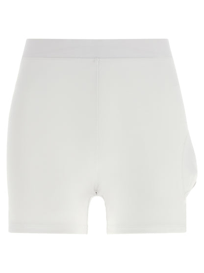 Robe courte en coton blanc Brunello Cucinelli