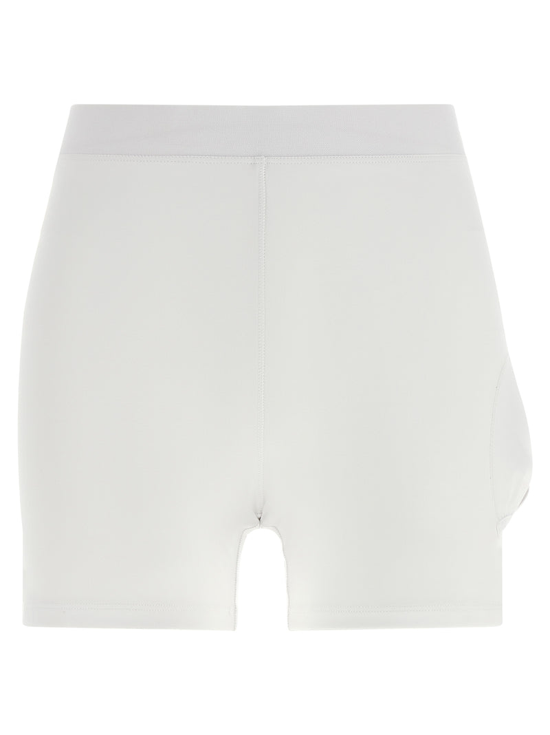 Robe courte en coton blanc Brunello Cucinelli