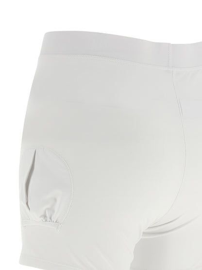 Robe courte en coton blanc Brunello Cucinelli