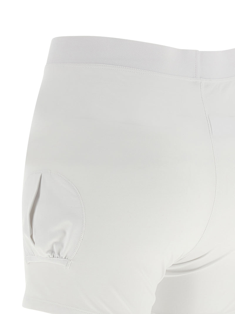Robe courte en coton blanc Brunello Cucinelli