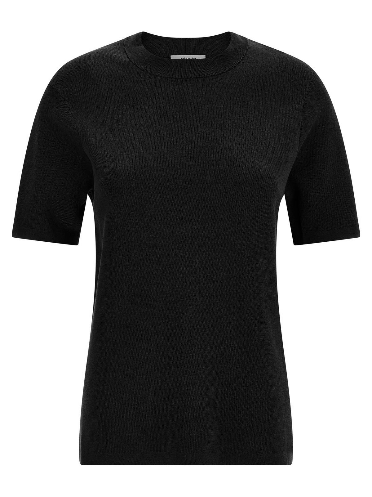 Entire Studios Black Cotton T-Shirt for Women