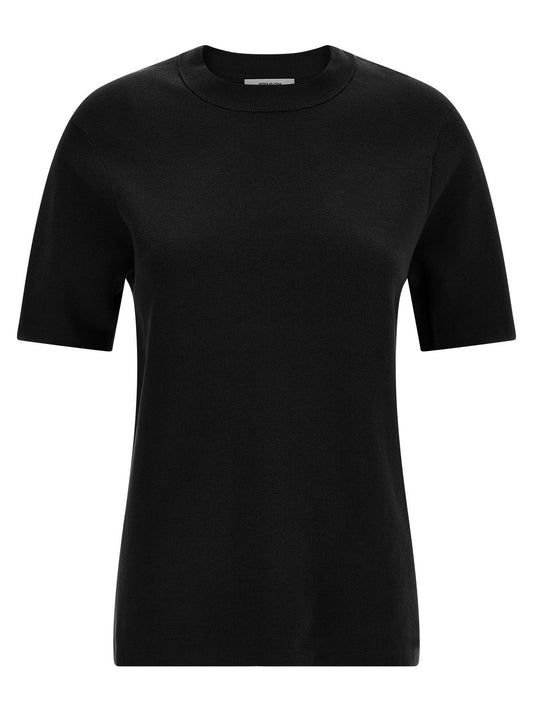 Entire Studios Black Cotton T-Shirt for Women