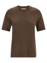 Entire Studios Brown Mercerized Cotton T-Shirt for Women