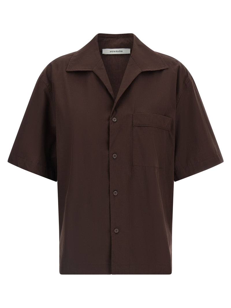 Chemisier en coton marron Entire Studios