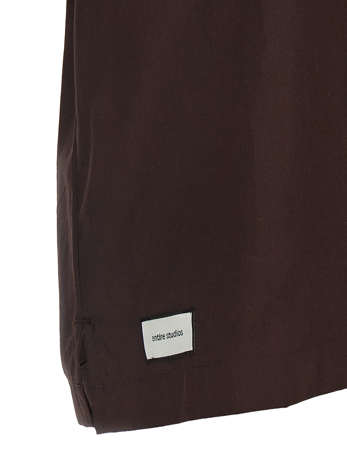 Chemisier en coton marron Entire Studios