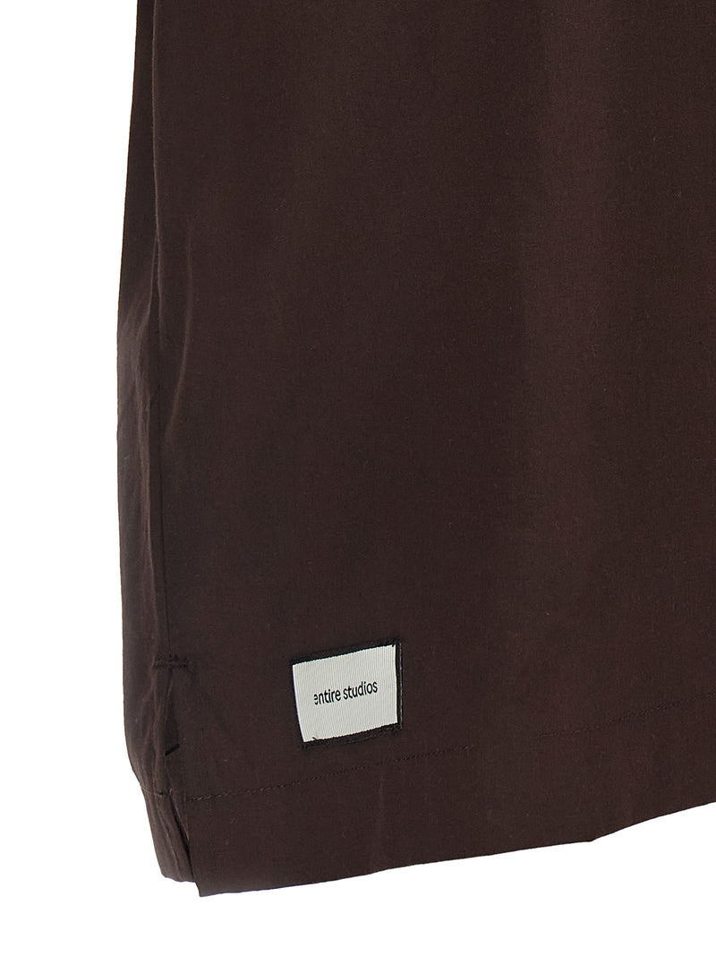 Chemisier en coton marron Entire Studios