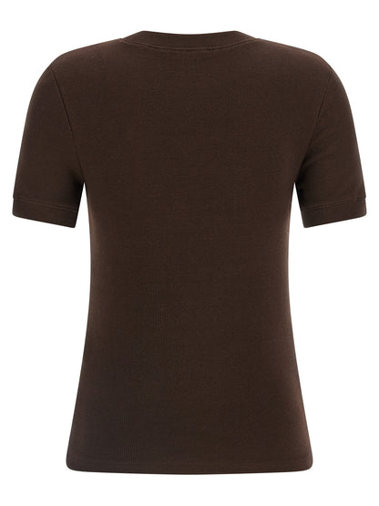 Entire Studios Brown Cotton T-Shirt