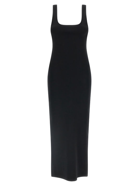 Robe midi noire en viscose Entire Studios