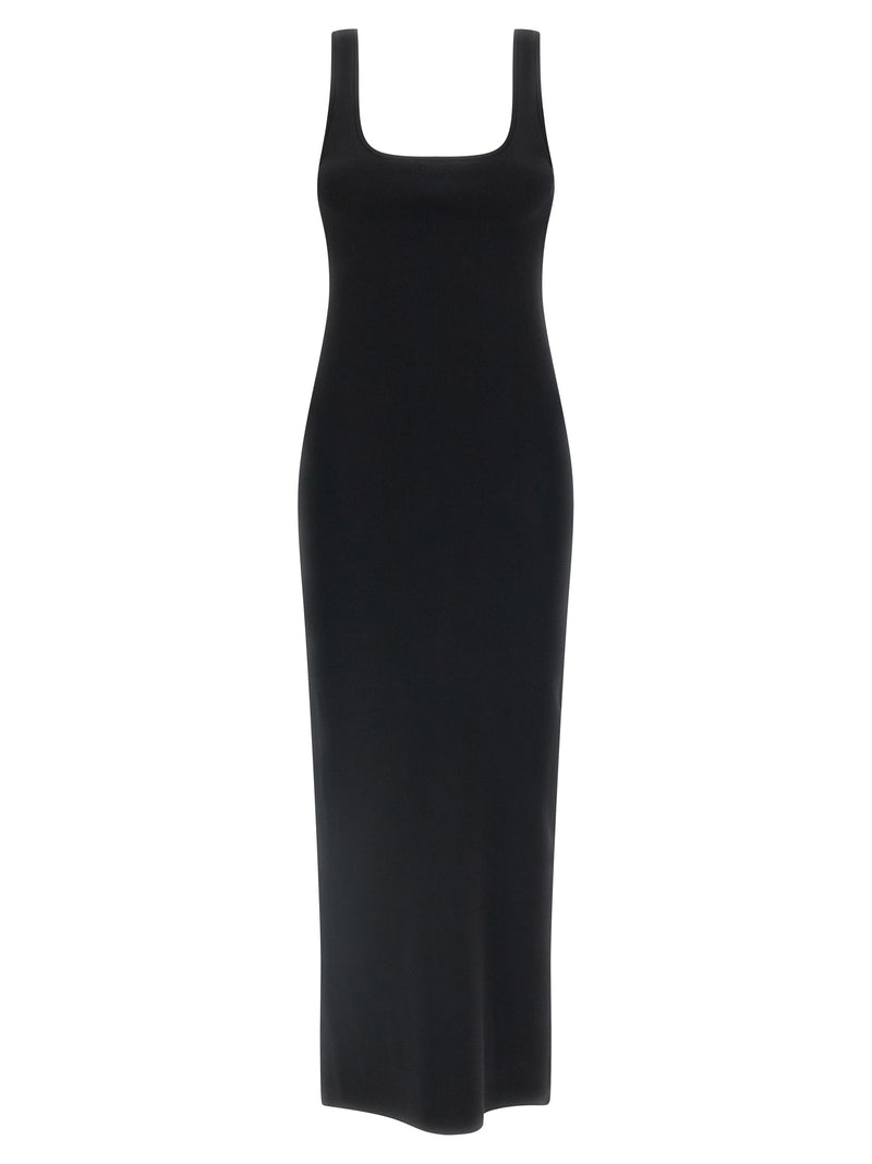 Entire Studios Black Viscose Midi Dress