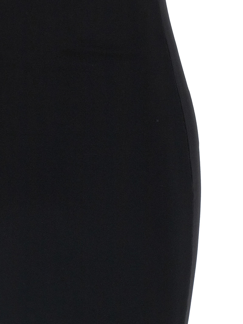 Entire Studios Black Viscose Midi Dress